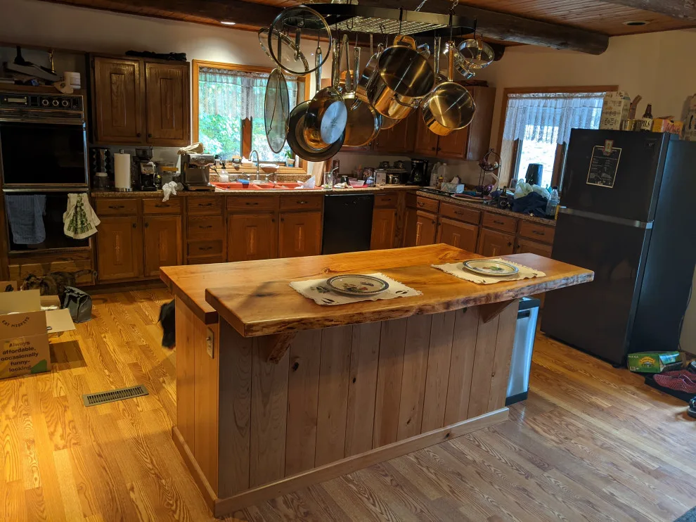 Bespoke Cherry Live Edge Kitchen Island by The Ole Wood Shack - Photo 2