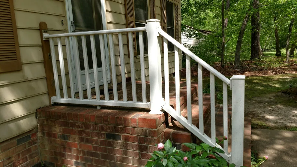 Installation of front porch railing by Danny R Ammons Jr Construction - Photo 3