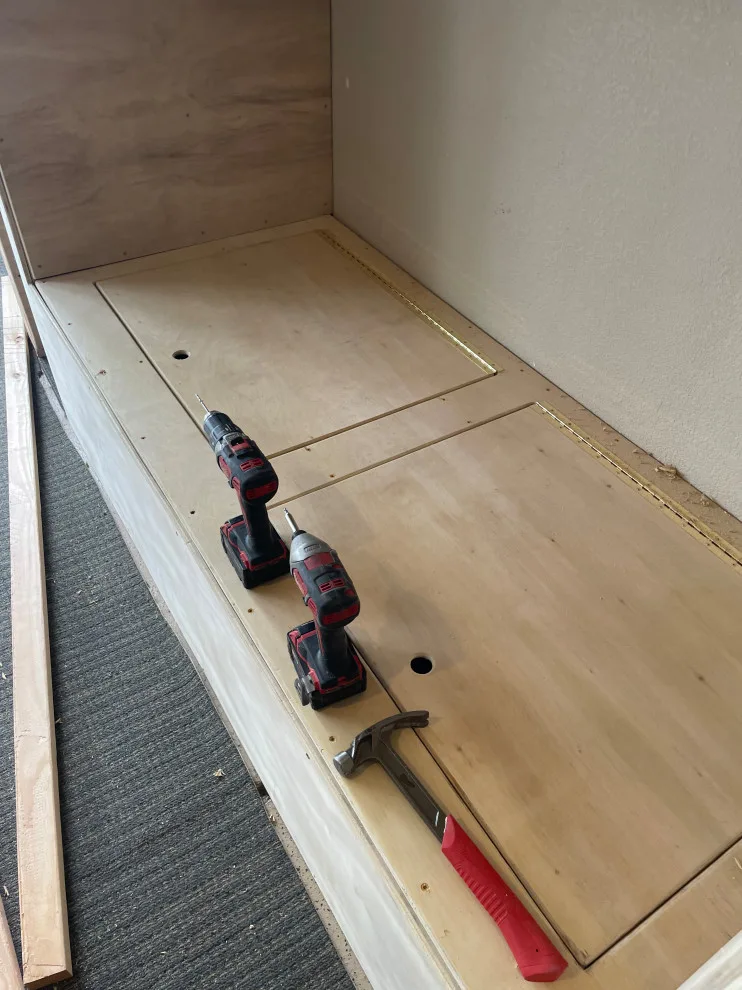 Garage Shelving with Integrated Bed by David Bullene Designs - Photo 4