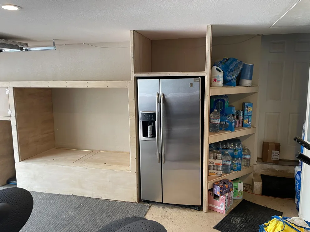 Garage Shelving with Integrated Bed by David Bullene Designs - Photo 5