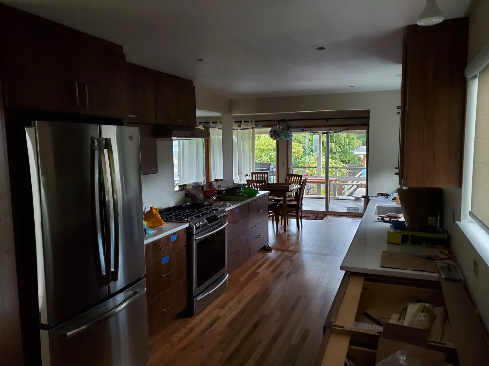 kitchen cabinet installation by Teaham Construction - Photo 4