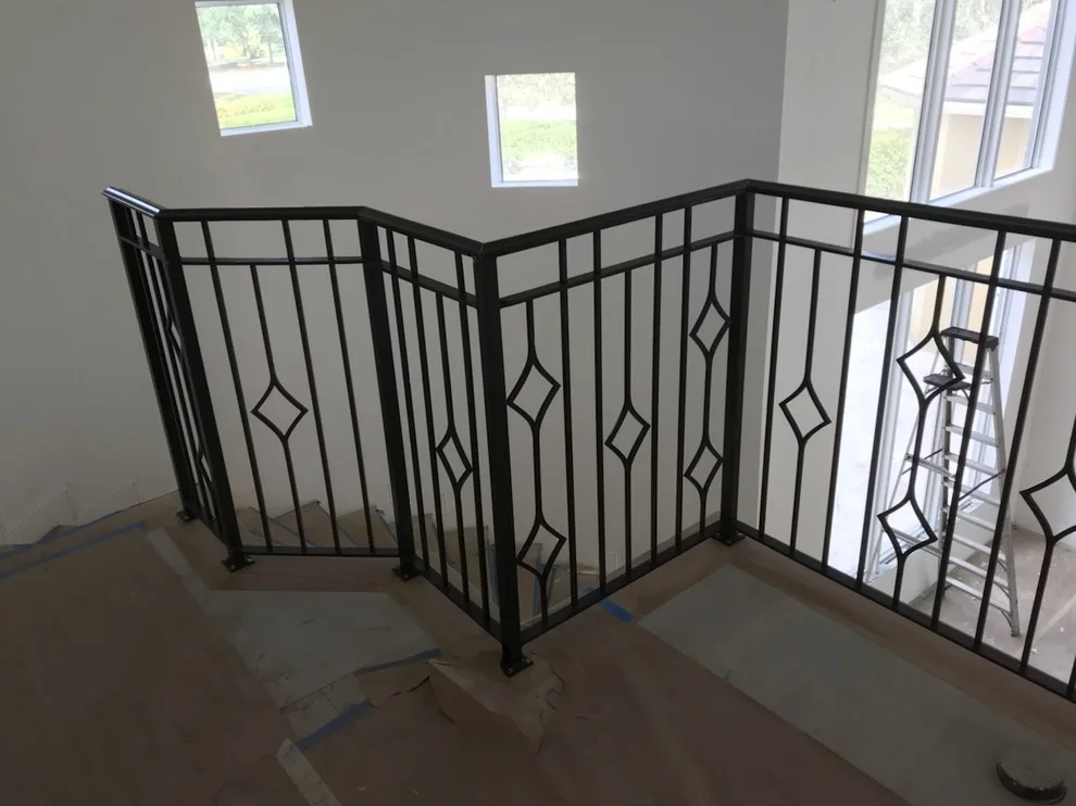 Metal Handrail Installation in Davie, FL by Alpha Woodwork Inc. - Photo 2