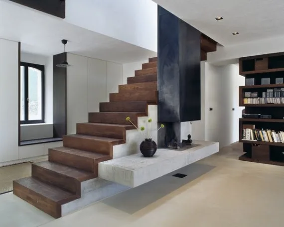Contemporary Stairways by Alpha Woodwork Inc. - Photo 23