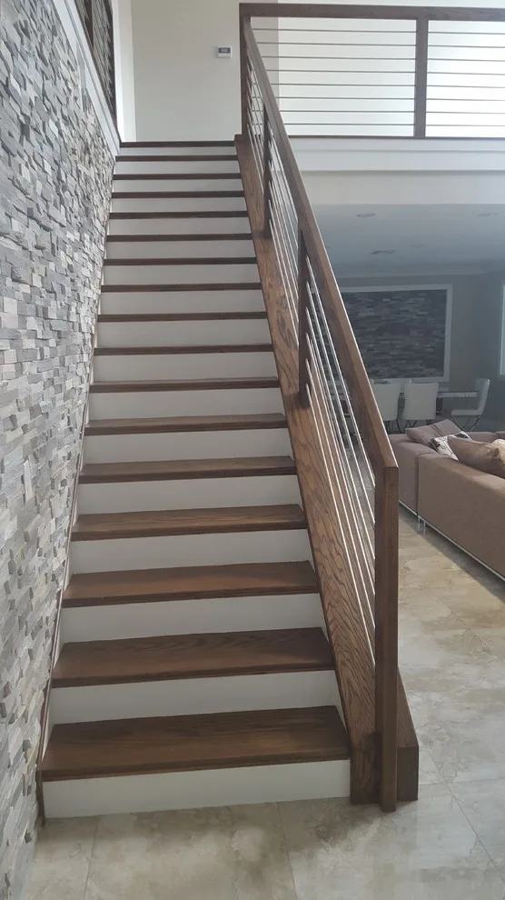 Contemporary Stairways by Alpha Woodwork Inc. - Photo 5