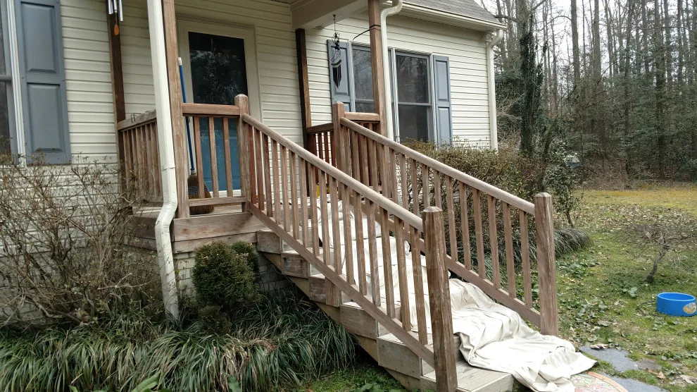 New Kent porch staining project by Danny R Ammons Jr Construction - Photo 6