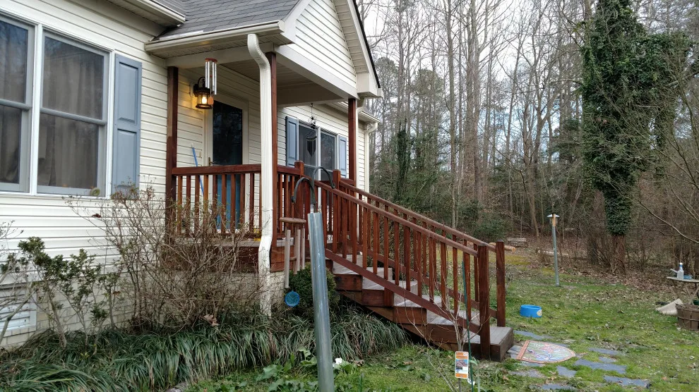 New Kent porch staining project by Danny R Ammons Jr Construction - Photo 2