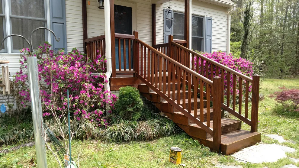 New Kent porch staining project by Danny R Ammons Jr Construction - Photo 7