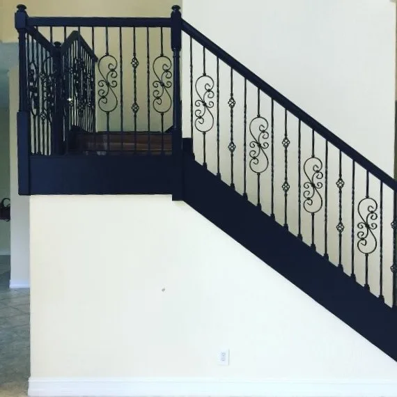 Parkland Stair Railing Upgrade by Alpha Woodwork Inc. - Photo 3