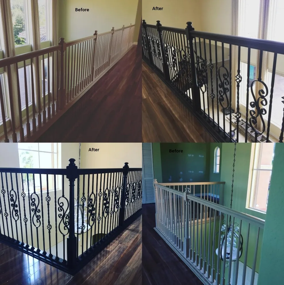 Parkland Stair Railing Upgrade by Alpha Woodwork Inc. - Photo 2