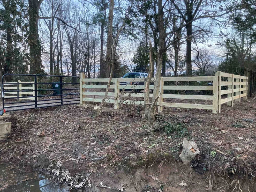 Rail Fence and Cattle Gate Restoration by 1 Handy Craftsman - Photo 6