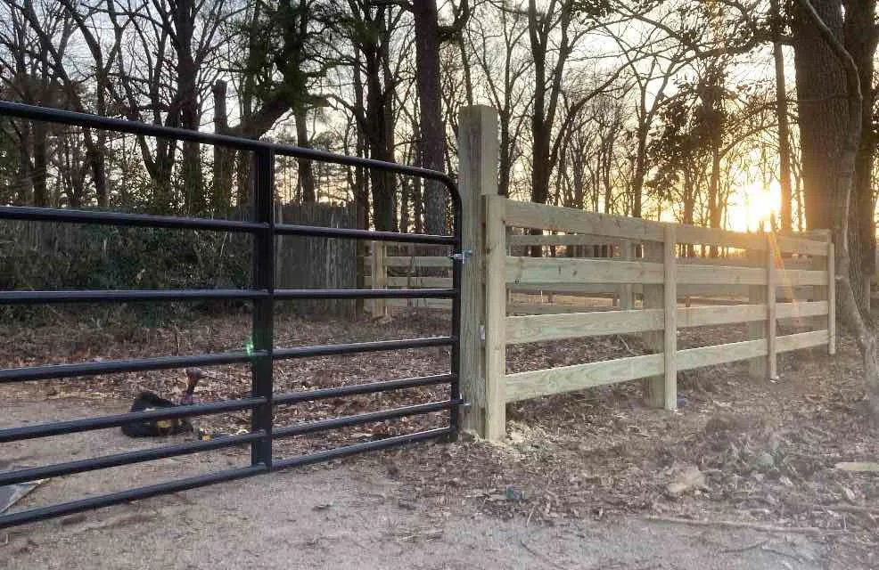 Rail Fence and Cattle Gate Restoration by 1 Handy Craftsman - Photo 5