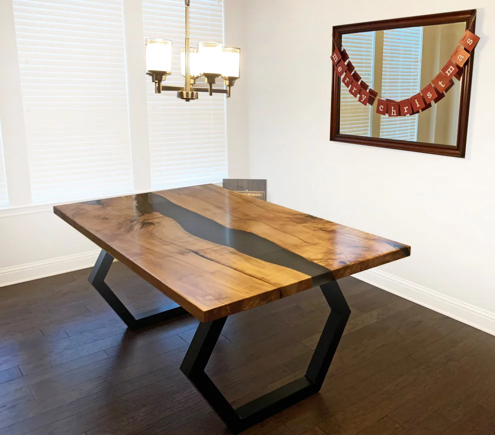 Misty Grey Maple River Table by The Ole Wood Shack - Photo 2