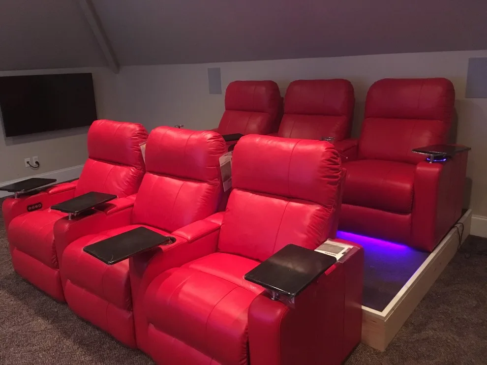 Trumbull Cinema Seating Structure by J.S. Williams Custom Carpentry - Photo 3