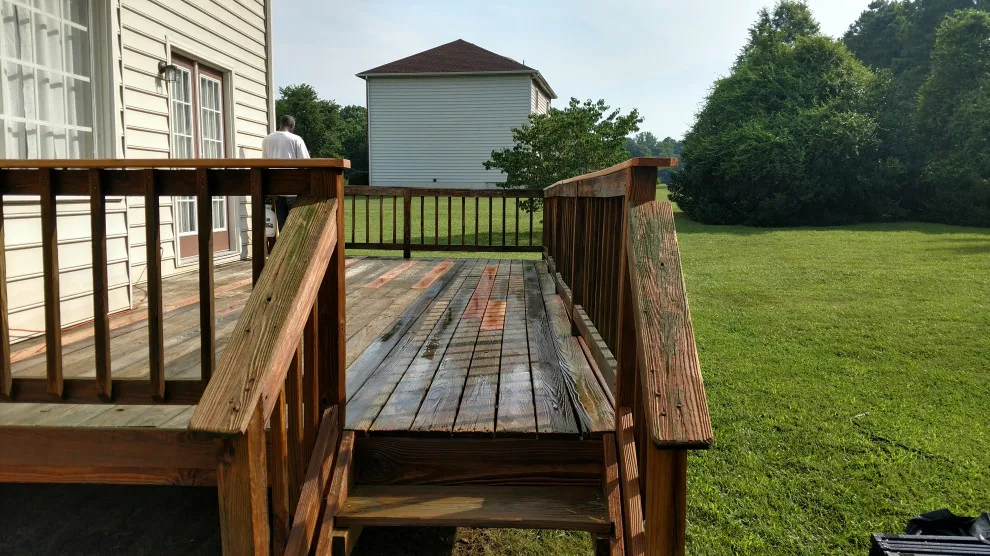 Varina deck restoration and staining project by Danny R Ammons Jr Construction - Photo 7