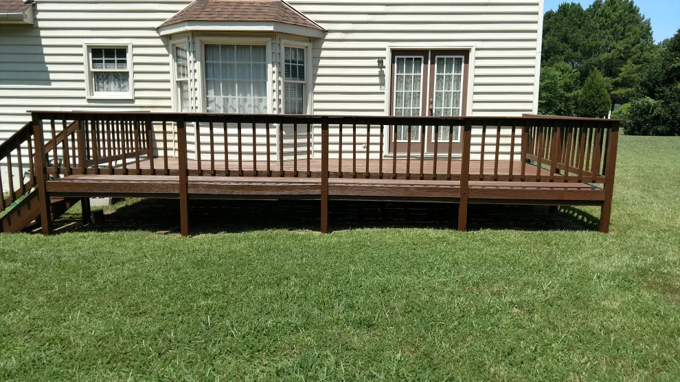 Varina deck restoration and staining project by Danny R Ammons Jr Construction - Photo 8