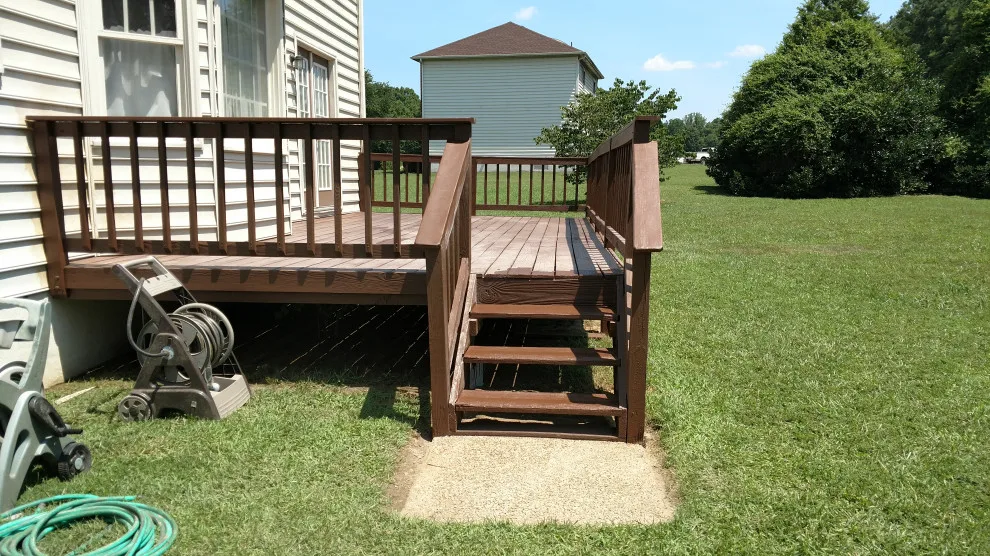 Varina deck restoration and staining project by Danny R Ammons Jr Construction - Photo 2