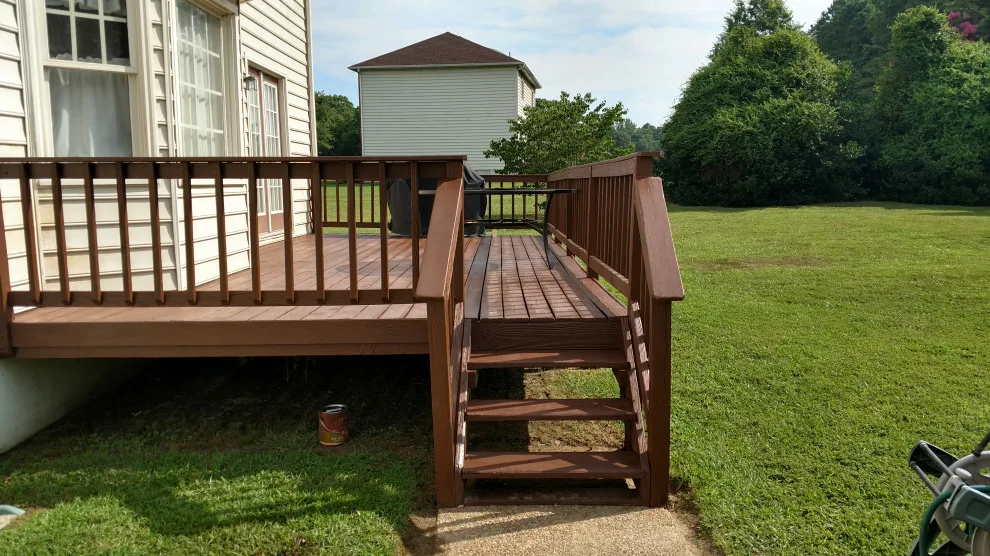 Varina deck restoration and staining project by Danny R Ammons Jr Construction - Photo 13