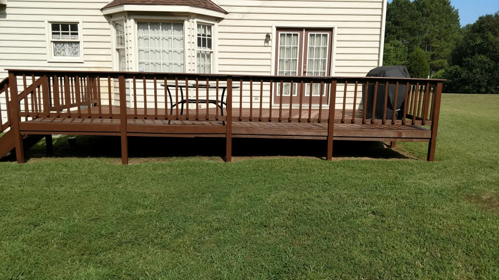 Varina deck restoration and staining project by Danny R Ammons Jr Construction - Photo 9