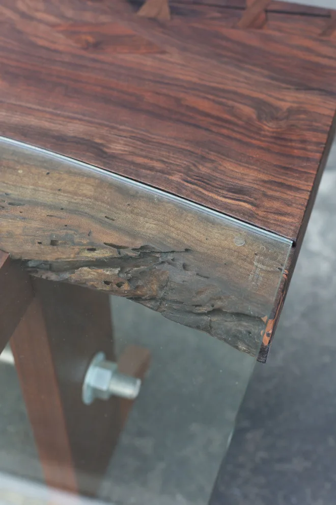 River Table with Walnut Slab by Santa Cruz Timber Works - Photo 16