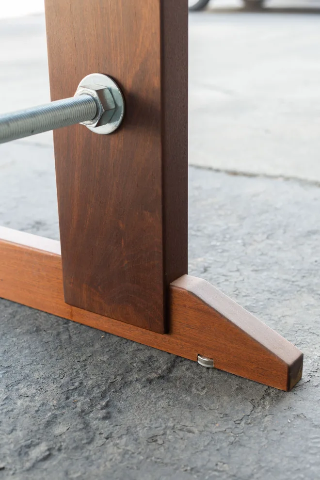 River Table with Walnut Slab by Santa Cruz Timber Works - Photo 9