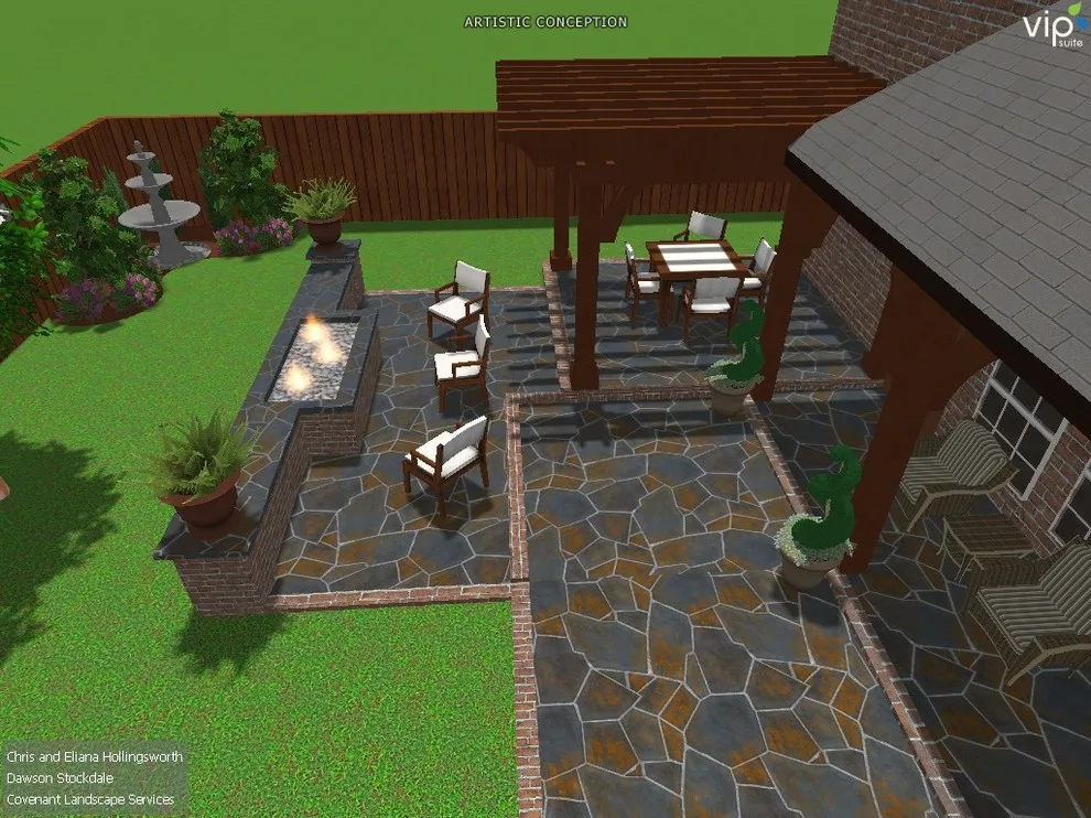 Three-Dimensional Designs by Covenant Pool And Landscape - Photo 15