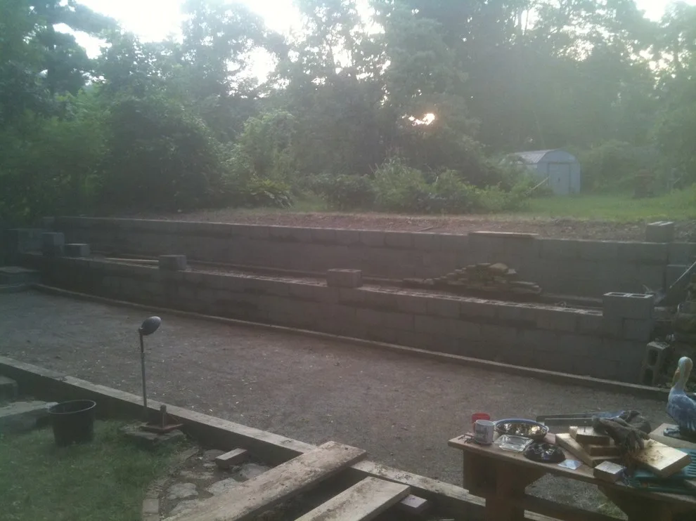 Petanque Court Backwall - Phase 2 by Paoke Stoneworks - Photo 138