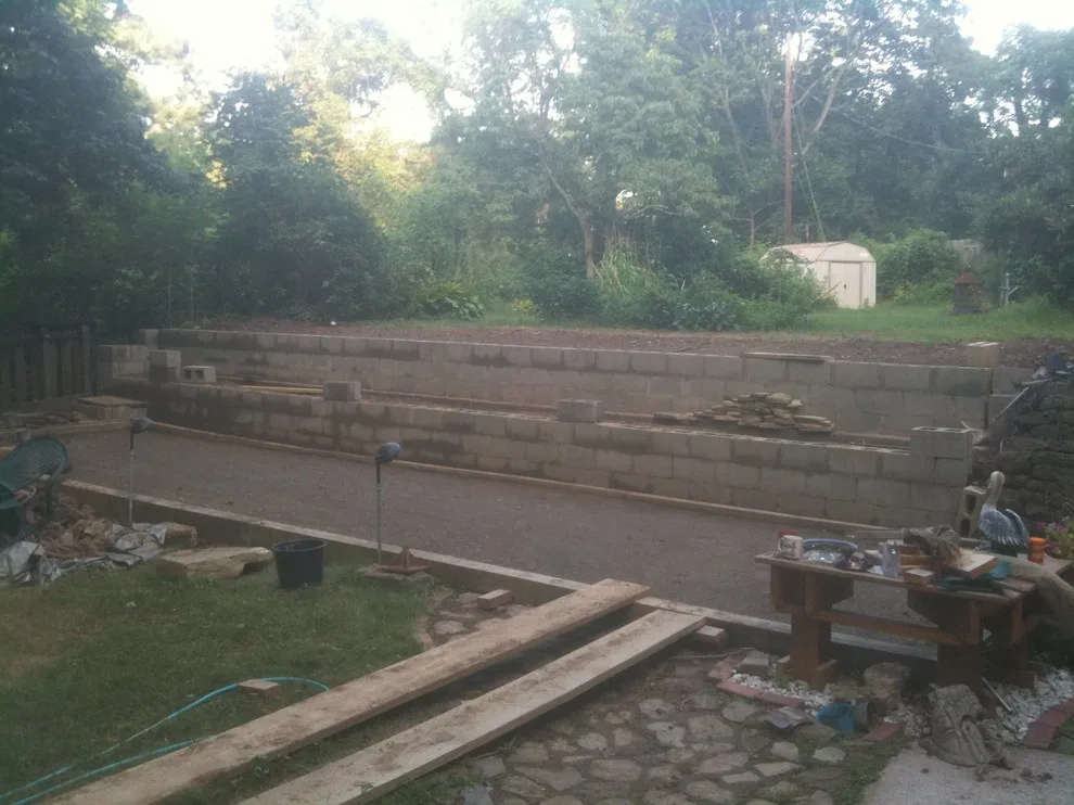 Petanque Court Backwall - Phase 2 by Paoke Stoneworks - Photo 64