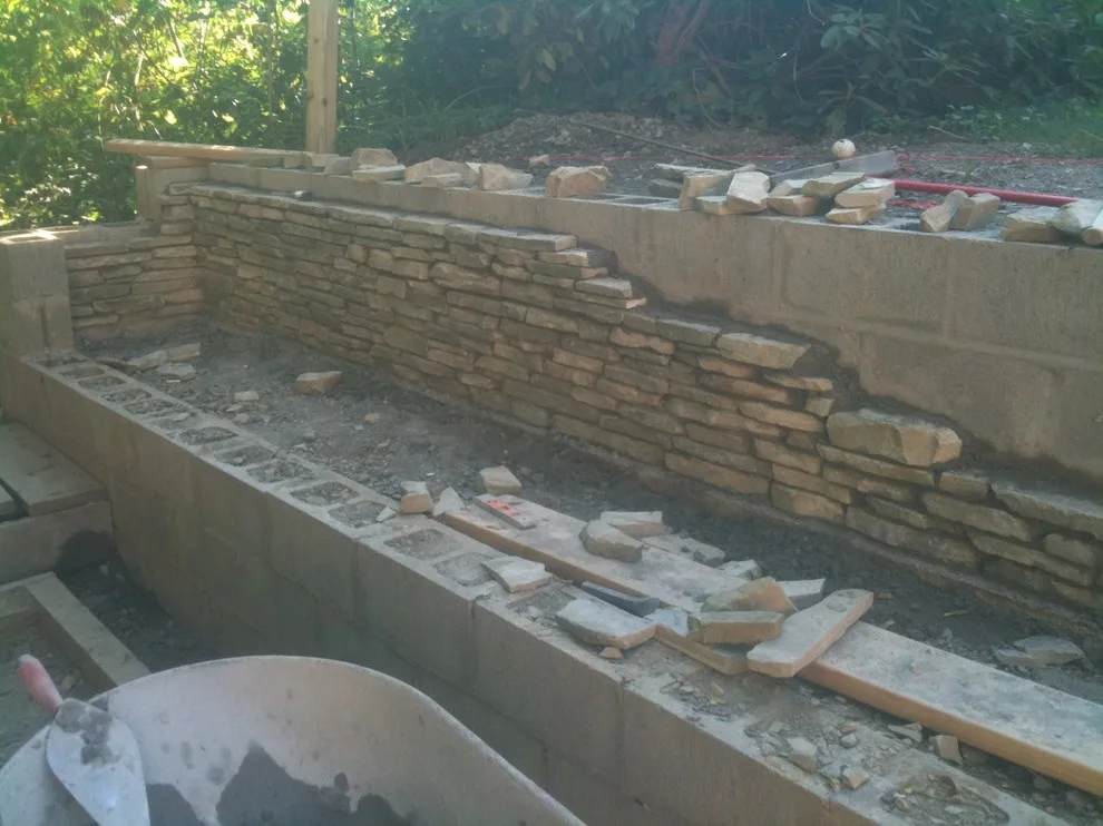 Petanque Court Backwall - Phase 2 by Paoke Stoneworks - Photo 93