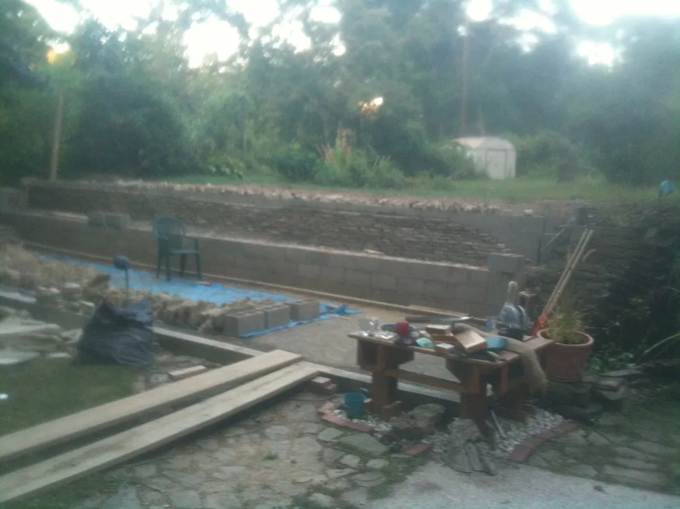 Petanque Court Backwall - Phase 2 by Paoke Stoneworks - Photo 137