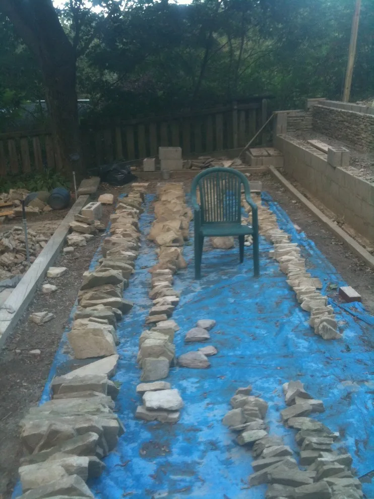 Petanque Court Backwall - Phase 2 by Paoke Stoneworks - Photo 56