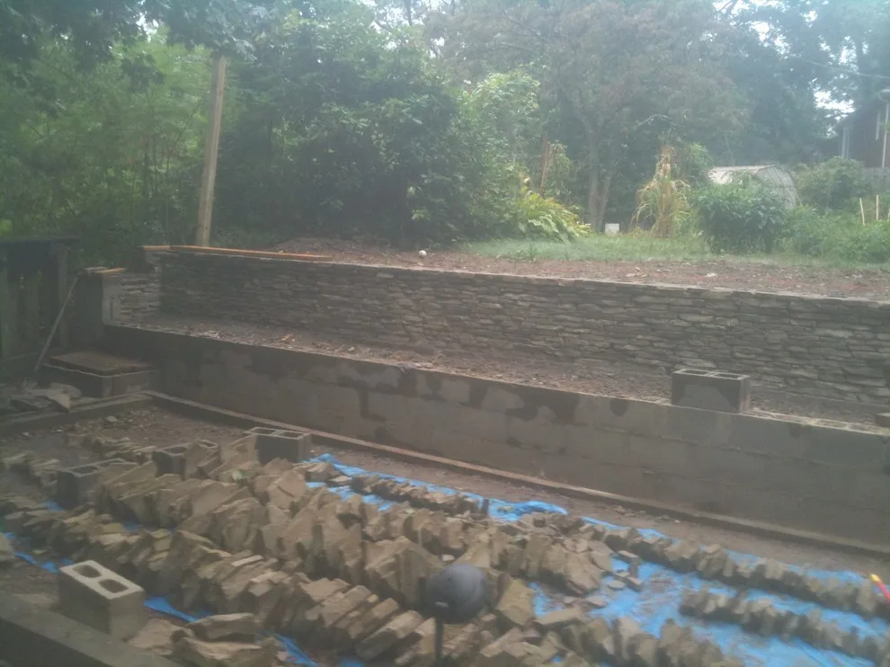 Petanque Court Backwall - Phase 2 by Paoke Stoneworks - Photo 70