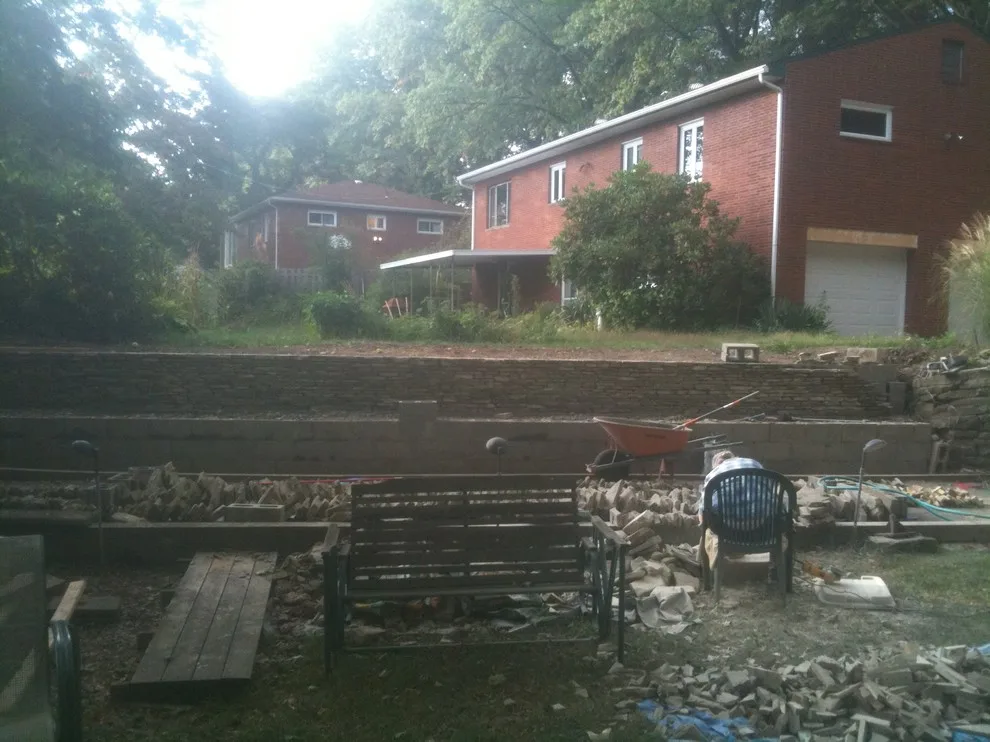 Petanque Court Backwall - Phase 2 by Paoke Stoneworks - Photo 86