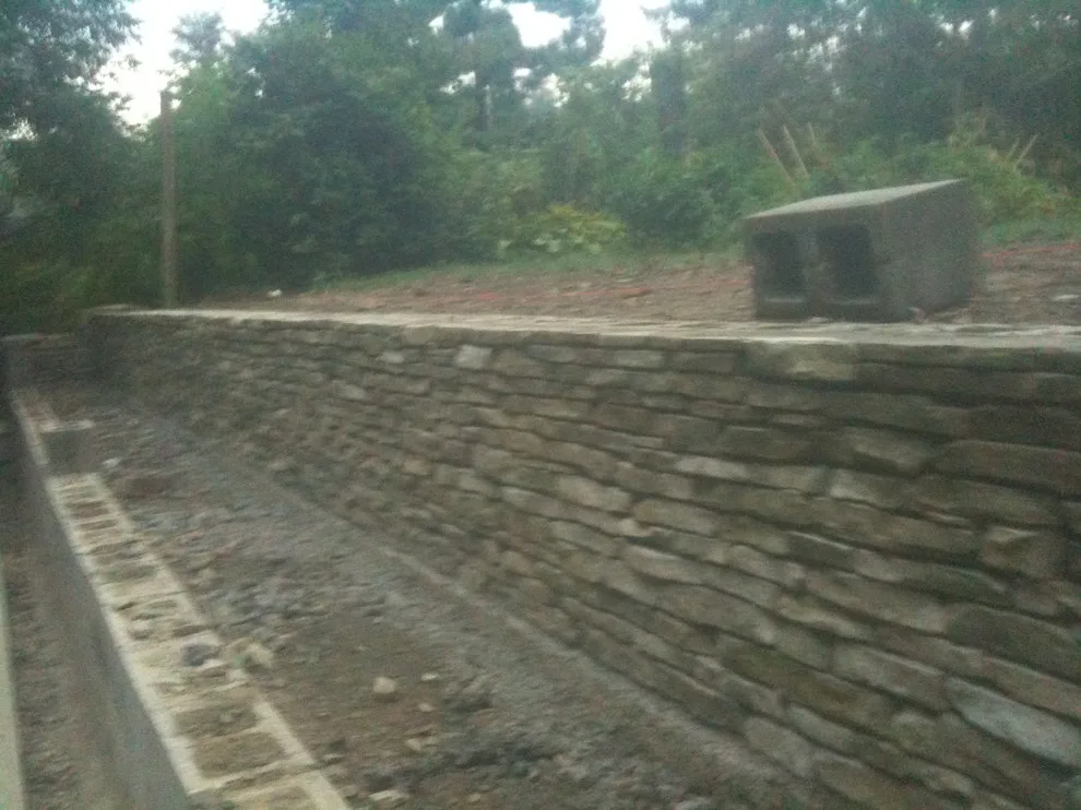 Petanque Court Backwall - Phase 2 by Paoke Stoneworks - Photo 147