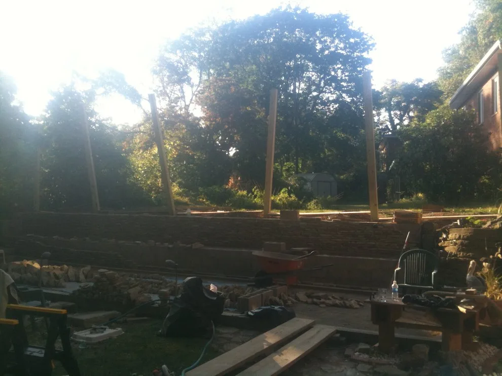 Petanque Court Backwall - Phase 2 by Paoke Stoneworks - Photo 94