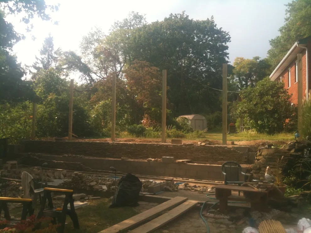 Petanque Court Backwall - Phase 2 by Paoke Stoneworks - Photo 31