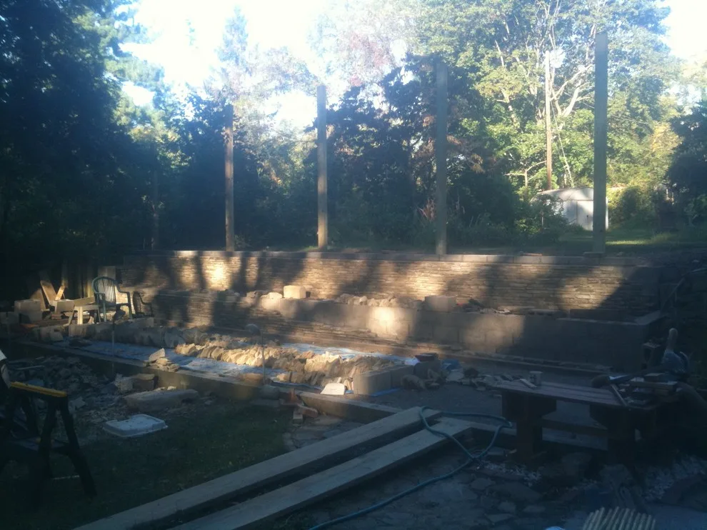 Petanque Court Backwall - Phase 2 by Paoke Stoneworks - Photo 10