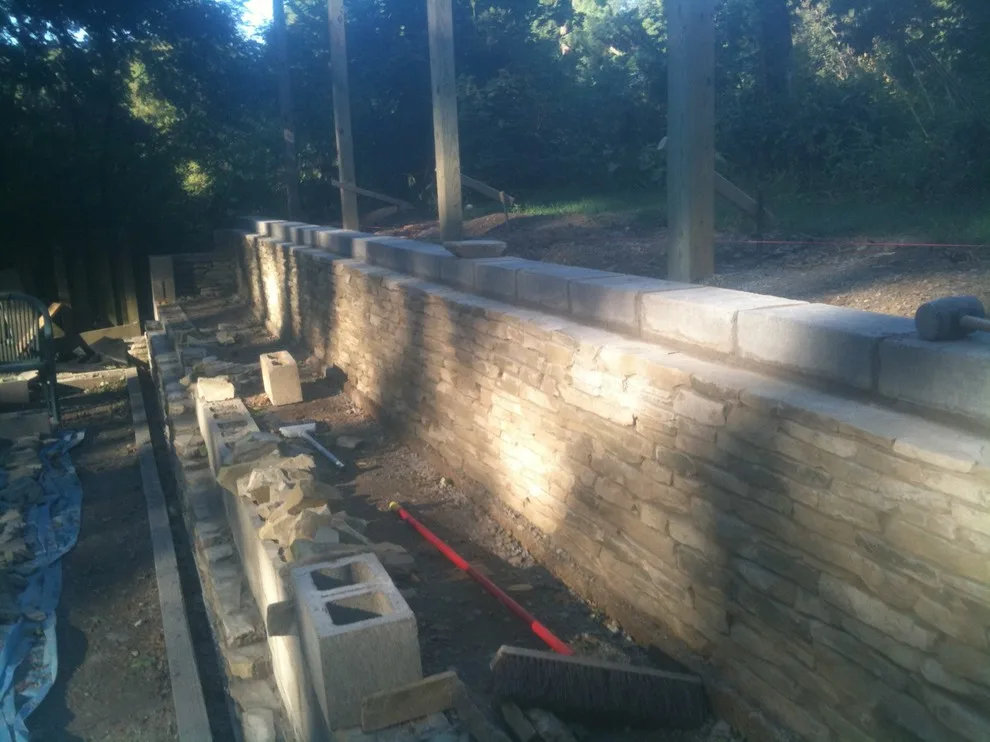 Petanque Court Backwall - Phase 2 by Paoke Stoneworks - Photo 125