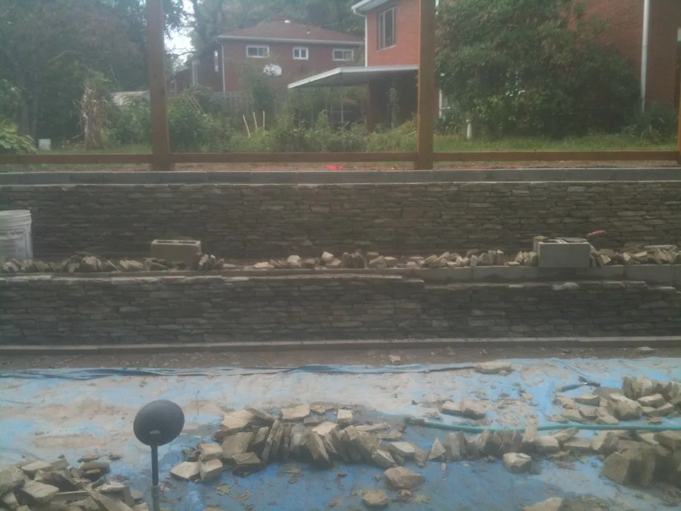 Petanque Court Backwall - Phase 2 by Paoke Stoneworks - Photo 141