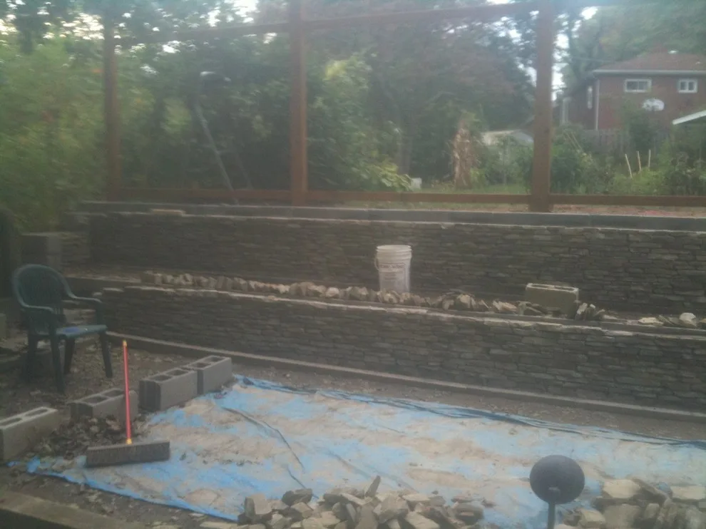 Petanque Court Backwall - Phase 2 by Paoke Stoneworks - Photo 118