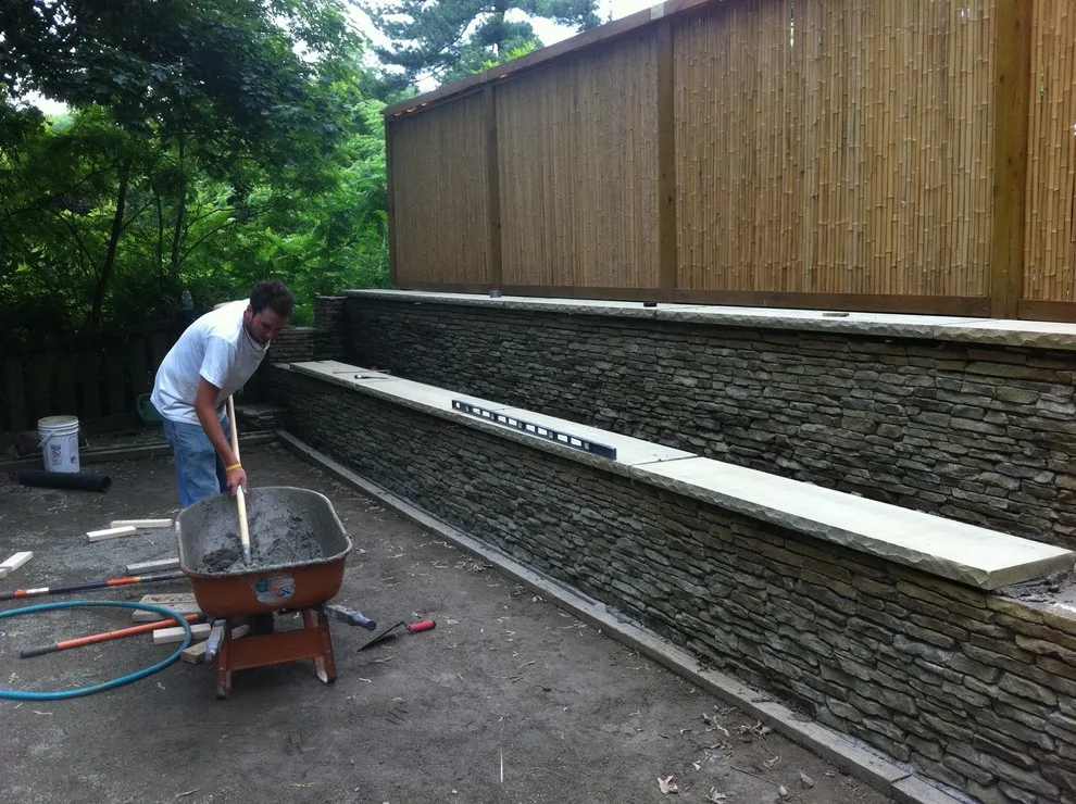 Petanque Court Backwall - Phase 2 by Paoke Stoneworks - Photo 62