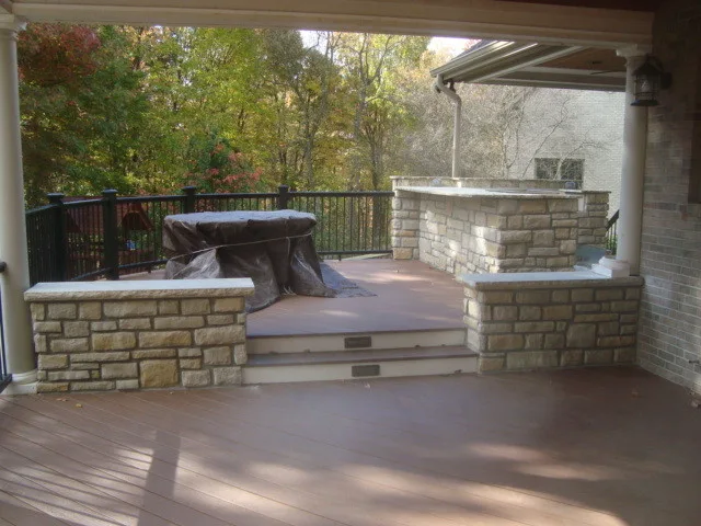 Diamond Run Patio, Overhead, Culinary Area by Karl Steinmetz Landscape Architect - Photo 6