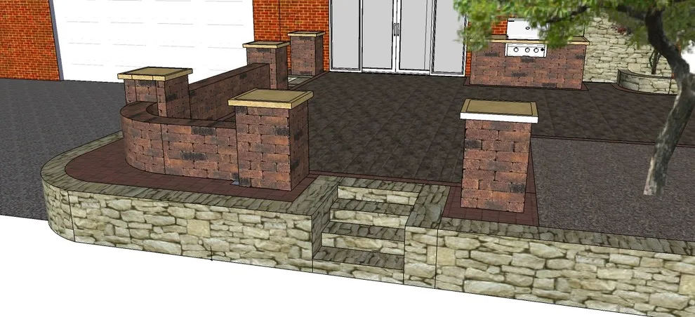 sketches and 3D models by Outdoor Living Design - Photo 11