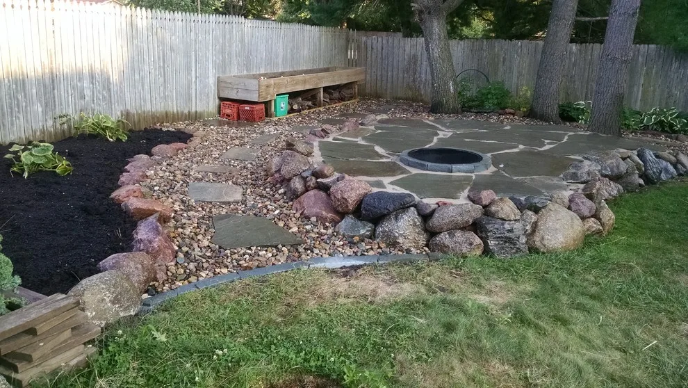 Community Gathering Space - Firepit, patio, fruit & flower garden by Abundant Design, LLC - Photo 4