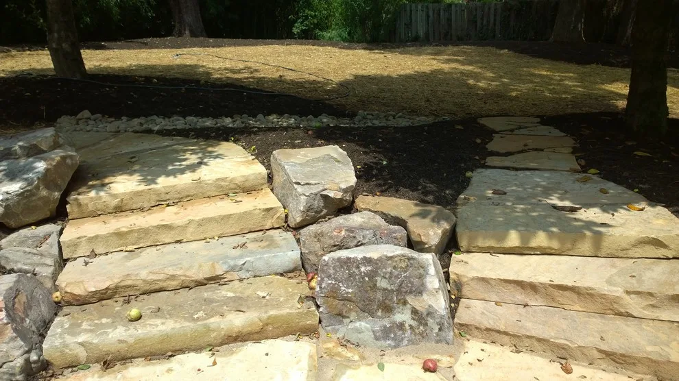 Knoxville, TN Flagstone Patio and Fire Pit by Carex Design Group - Photo 7