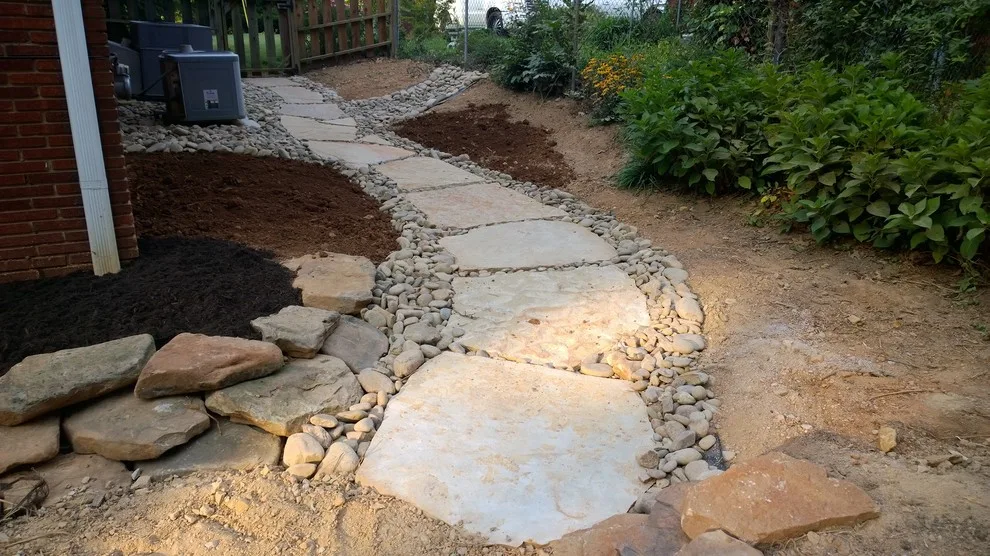 Knoxville, TN Flagstone Patio and Fire Pit by Carex Design Group - Photo 6