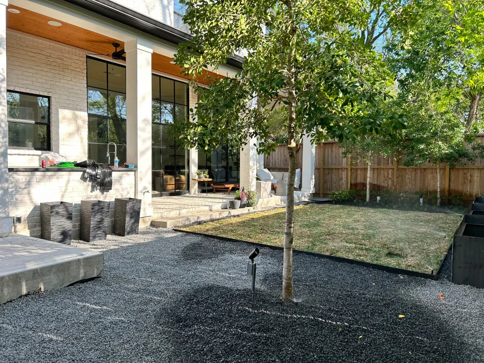 Albans Street Project in West U by Holmes Landscape Company - Photo 2