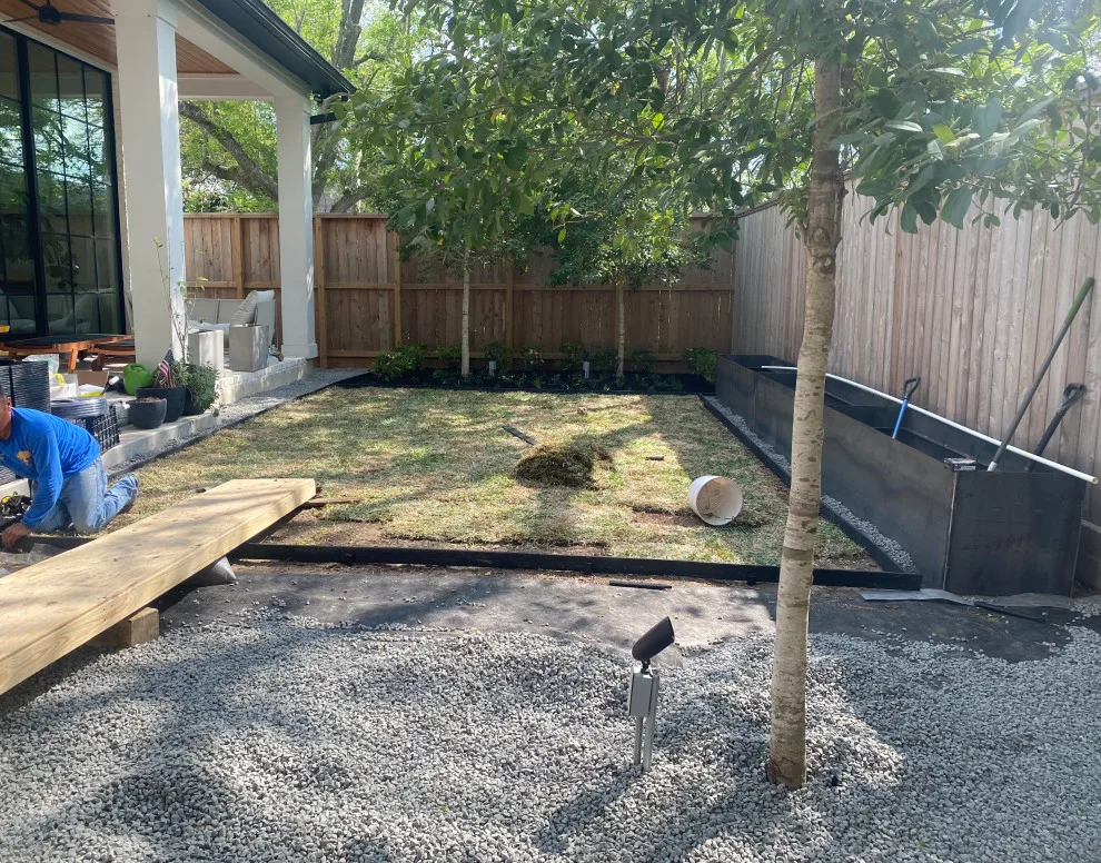 Albans Street Project in West U by Holmes Landscape Company - Photo 7