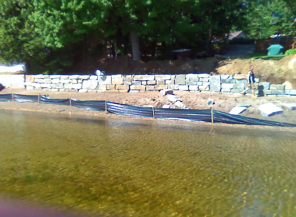 Waterfront Retaining Wall by Arborcare Landscape Services & Products, LLC. - Photo 7