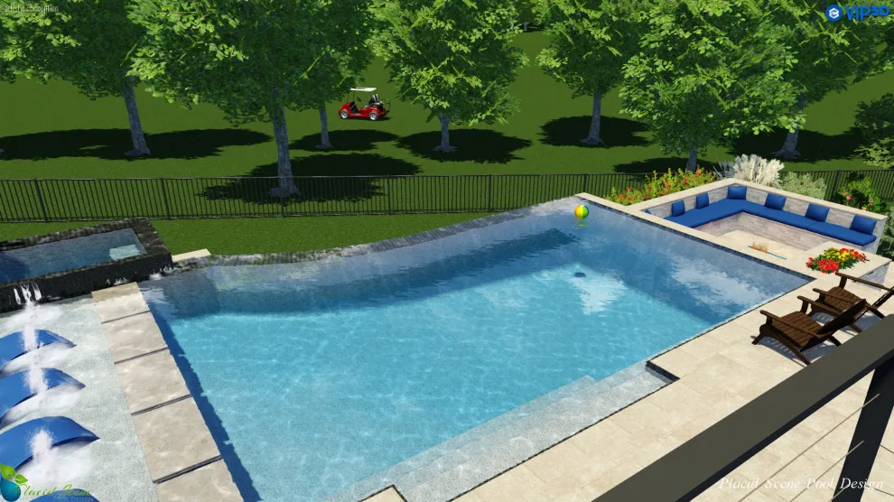 Contemporary Stripes by Placid Scene Pool Design - Photo 6