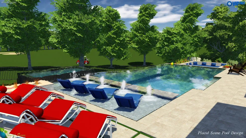 Contemporary Stripes by Placid Scene Pool Design - Photo 4